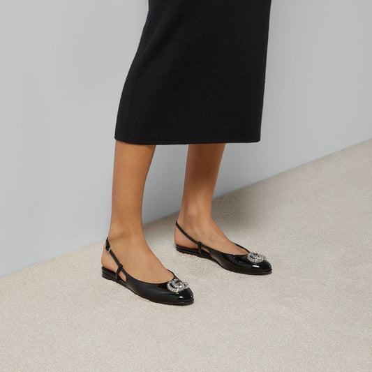 GUCCI WOMEN'S BALLERINA WITH DOUBLE G