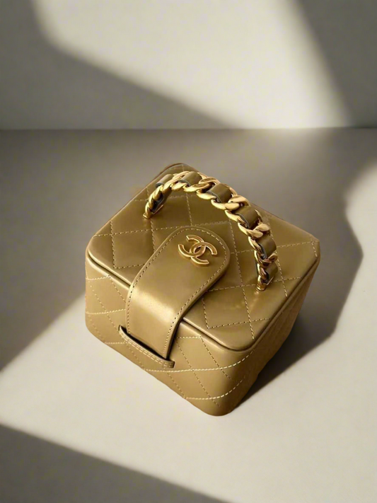Chanel makeup bag