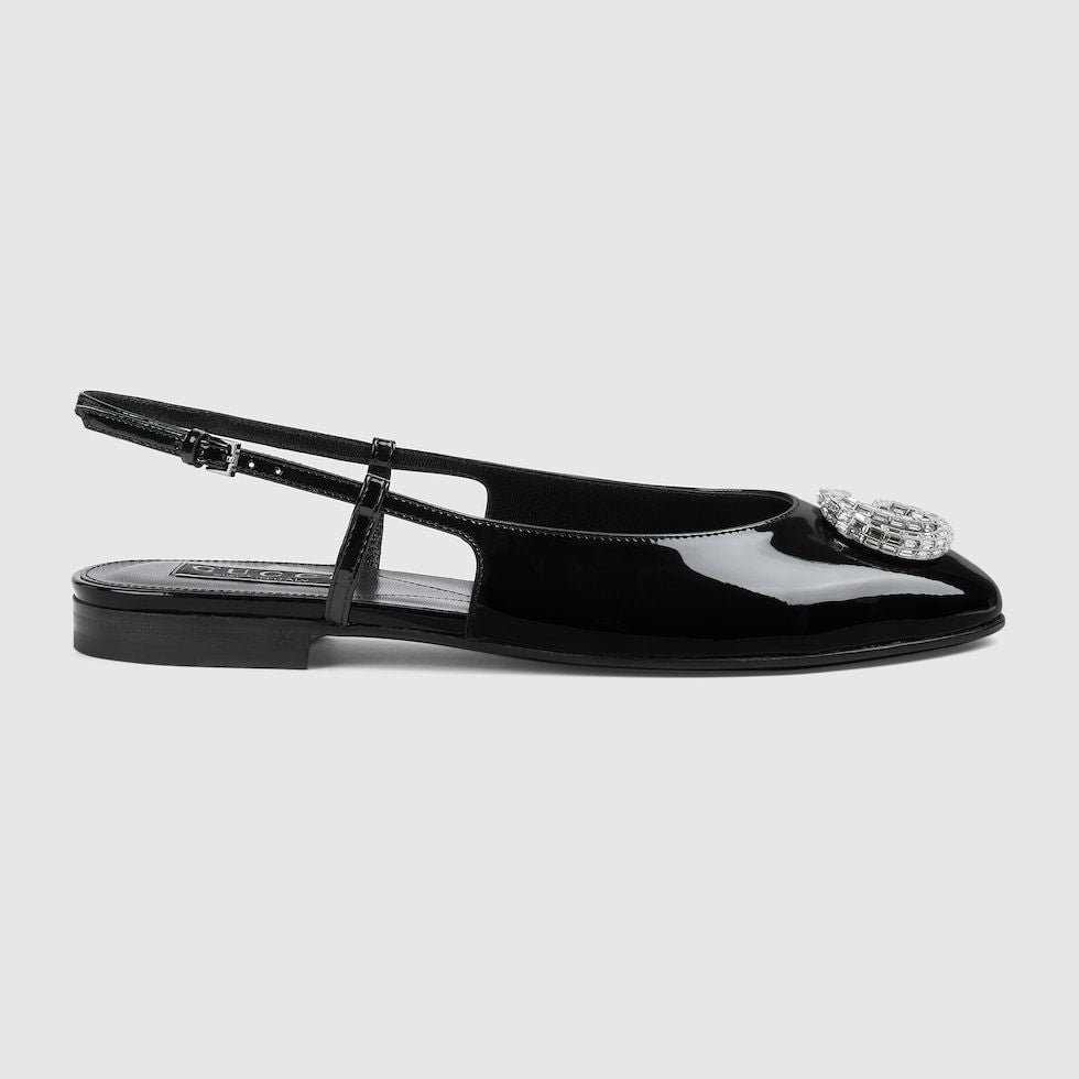 GUCCI WOMEN'S BALLERINA WITH DOUBLE G