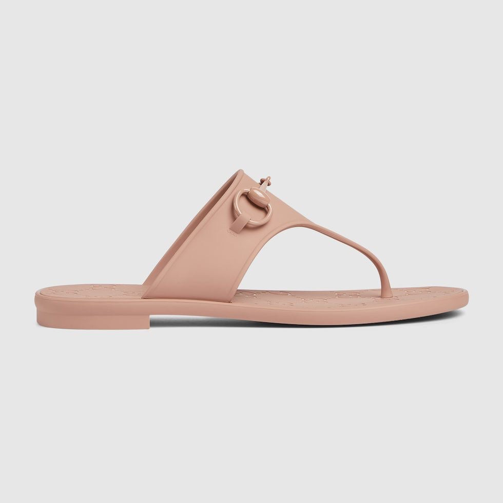 WOMEN'S THONG SANDAL WITH HORSEBIT