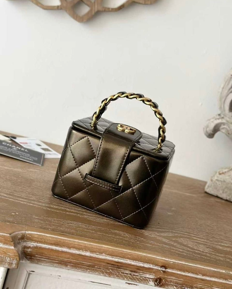Chanel makeup bag