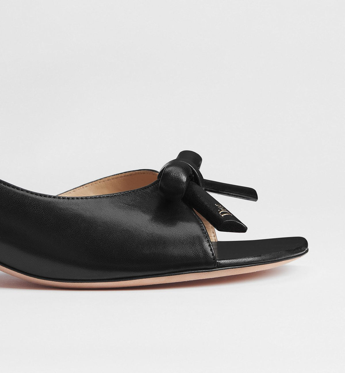 Dior Bow Heeled Slingback Sandal