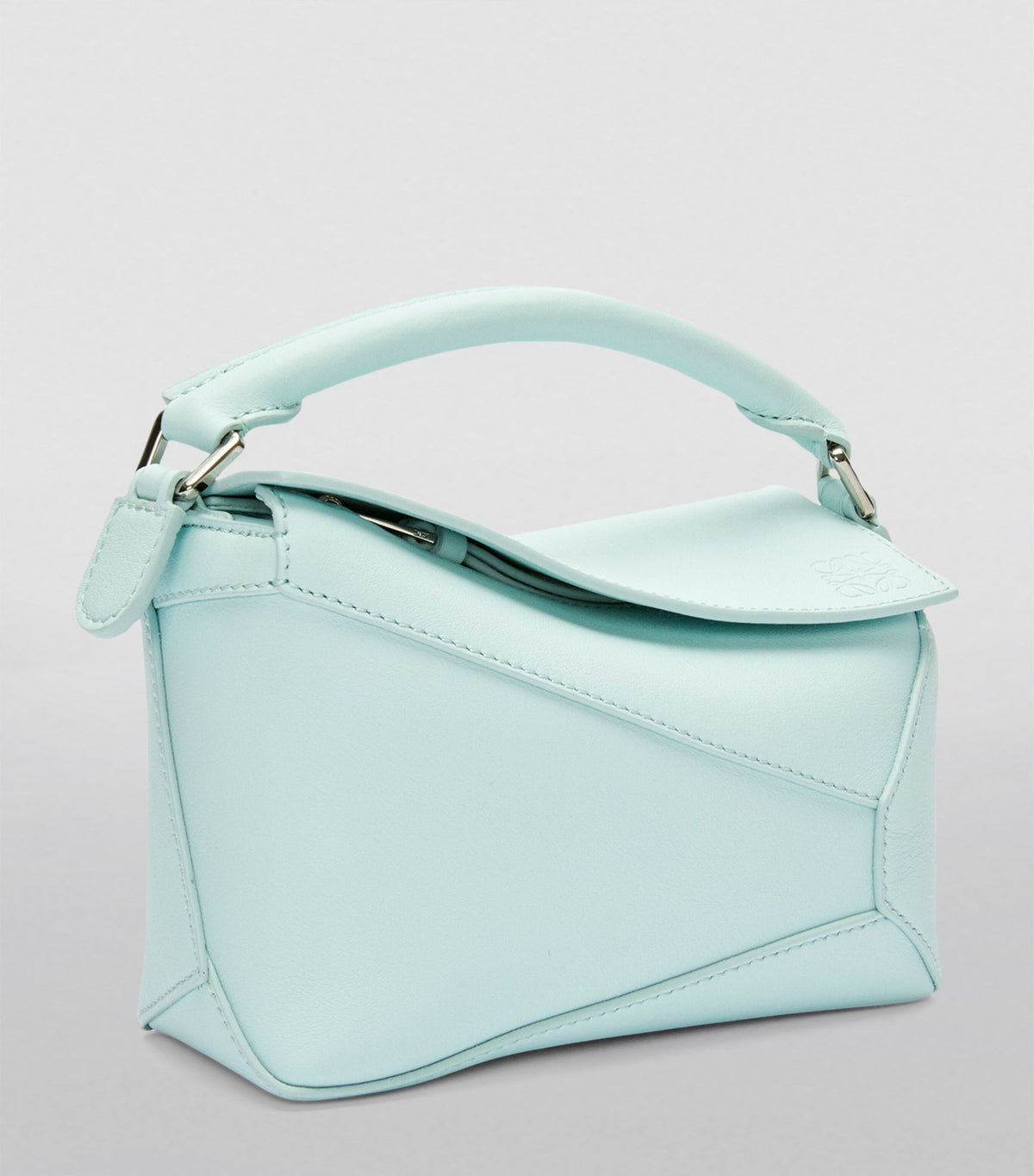 LOEWE
Mini Leather Puzzle Edge Top-Handle Bag