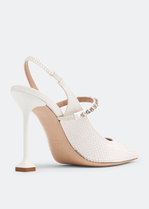 MIU MIU

Crystal Slingback Pumps