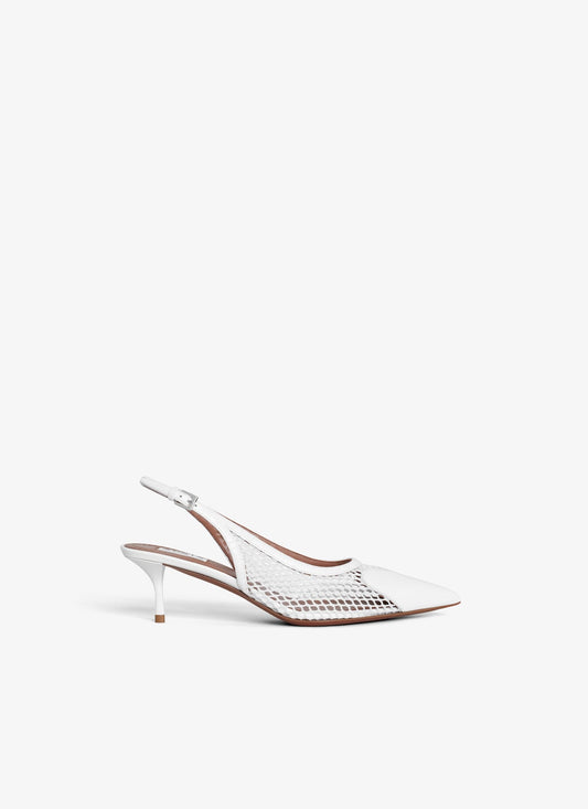 Alaia LE CŒUR SLINGBACKS IN FISHNET