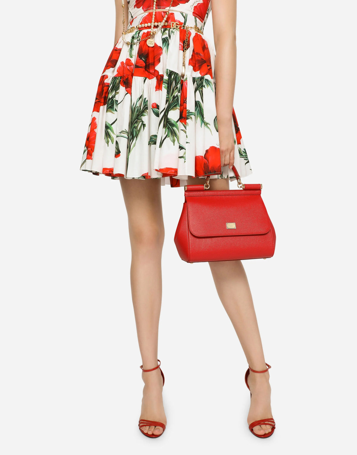 D&G Medium Sicily handbag in dauphine leather