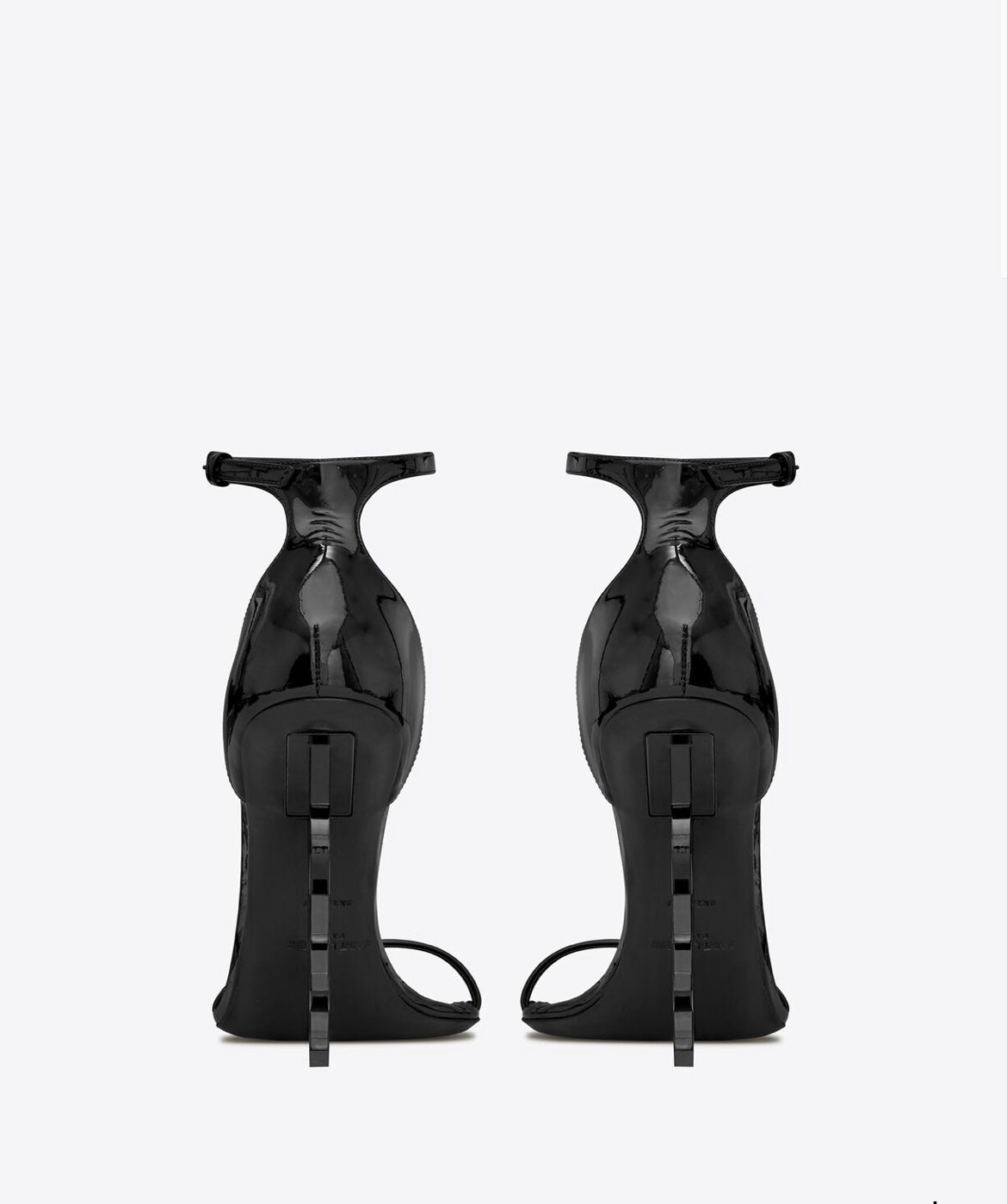 Saint Laurent OPYUM SANDALS IN PATENT LEATHER