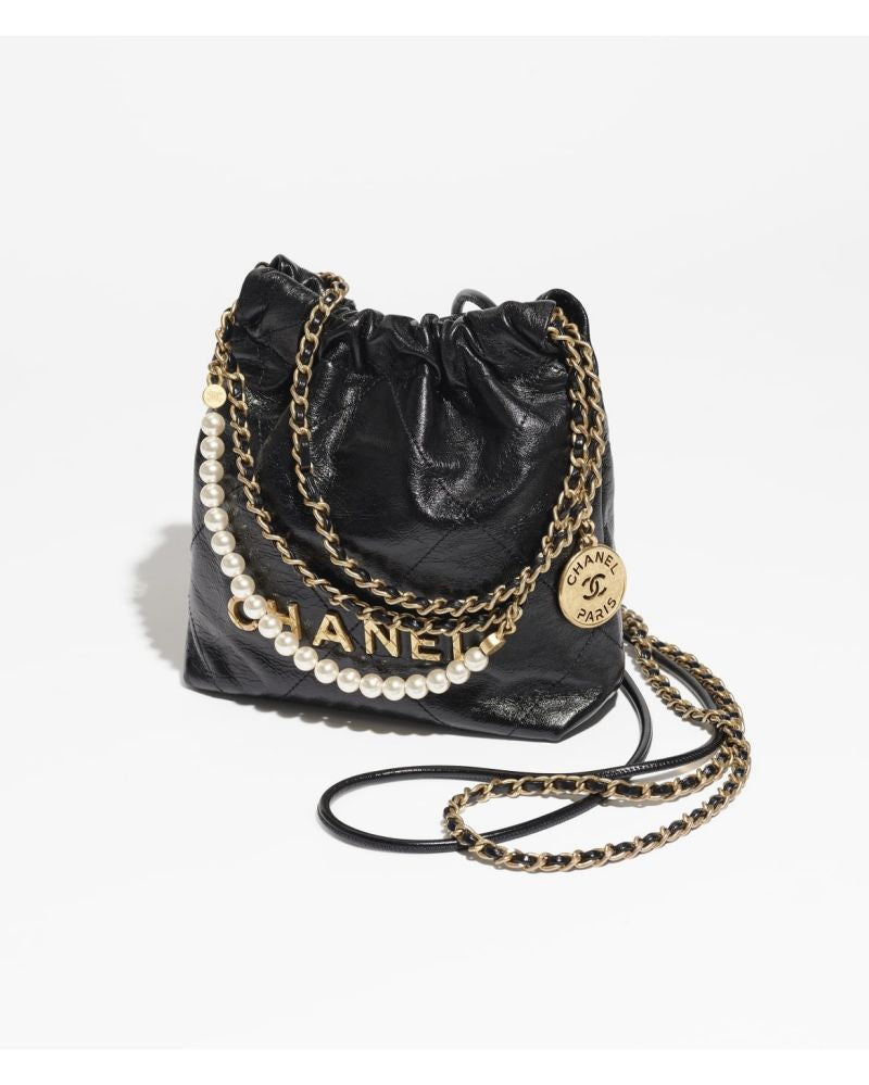 CHANEL 22 MINI HANDBAG (WITH PEARLS)