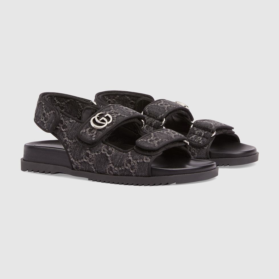 GUCCI WOMEN'S SANDAL WITH DOUBLE G