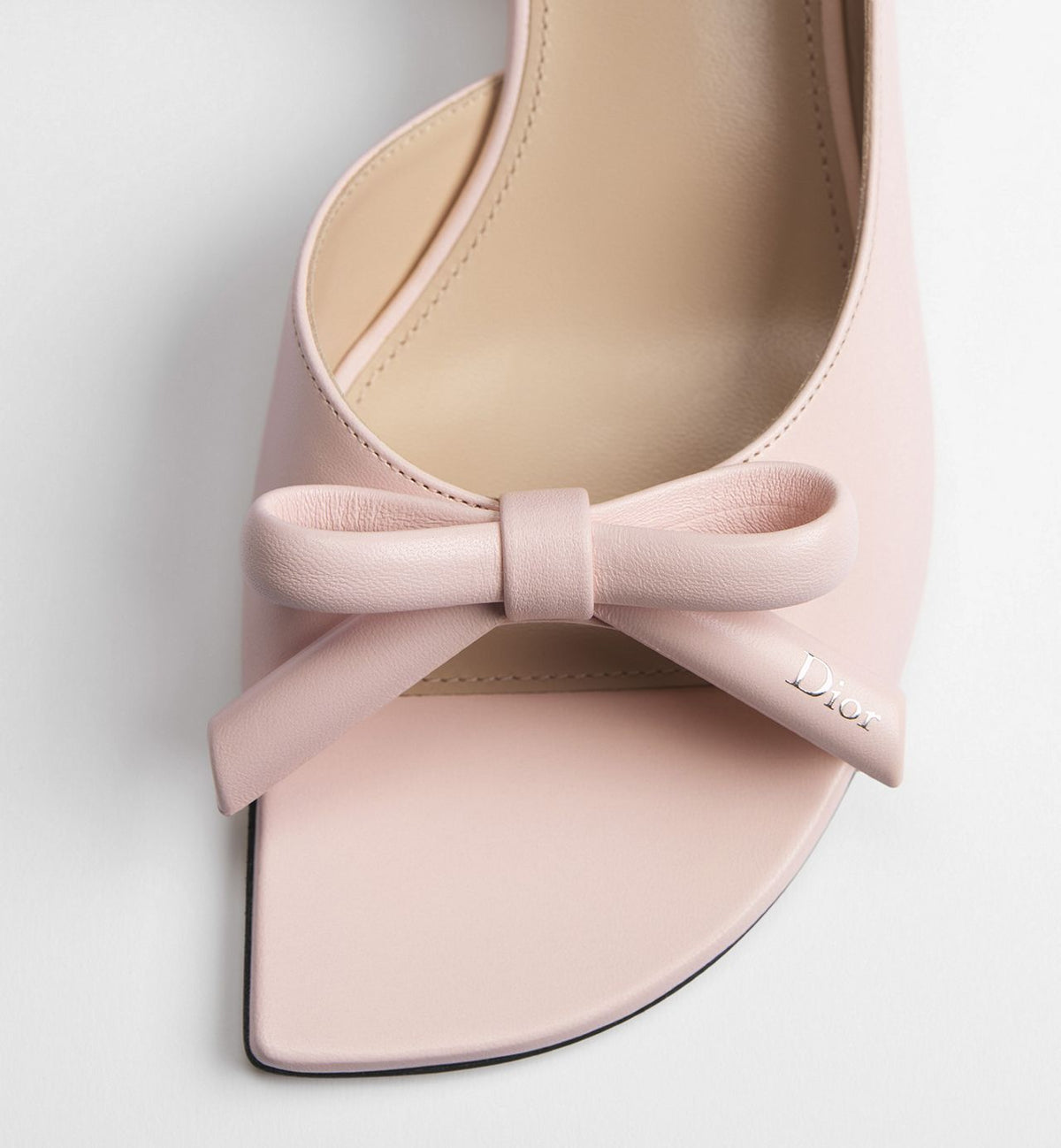 Dior Bow Heeled Slingback Sandal