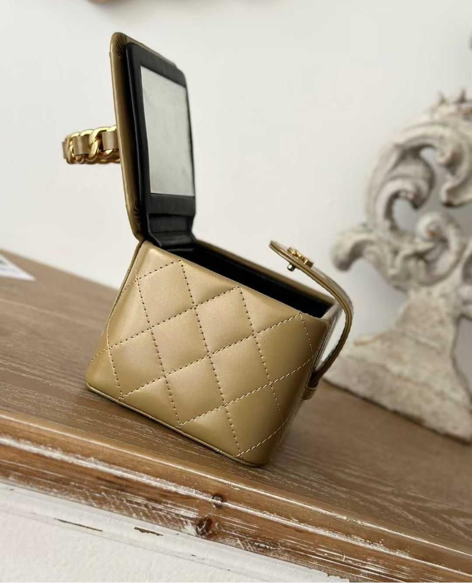 Chanel makeup bag