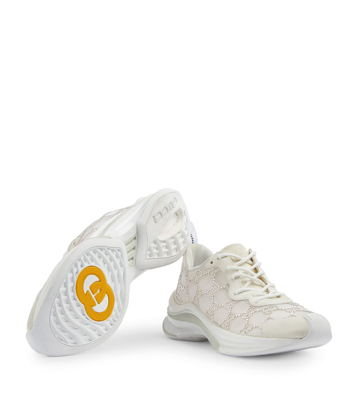 GUCCI Crystal GG Run Sneakers